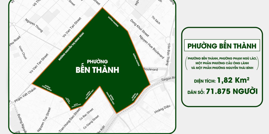 PHƯỜNG BẾN THÀNH: TRUNG TÂM ĐA CHỨC NĂNG CỦA TPHCM SAU SÁP NHẬP