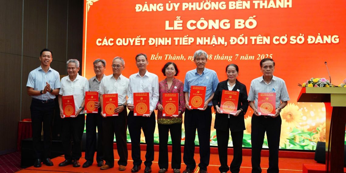 PHƯỜNG BẾN THÀNH TỔ CHỨC HỘI NGHỊ GIAO BAN CÁC CƠ SỞ ĐẢNG