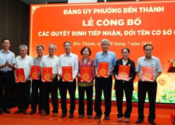 PHƯỜNG BẾN THÀNH TỔ CHỨC HỘI NGHỊ GIAO BAN CÁC CƠ SỞ ĐẢNG