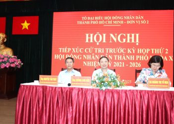 ĐẠI BIỂU HỘI ĐỒNG NHÂN DÂN THÀNH PHỐ KHÓA X (TỔ ĐẠI BIỂU SỐ 2) TIẾP XÚC CỬ TRI