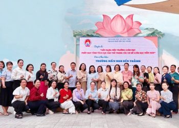 TRƯỜNG MẦM NON BẾN THÀNH ĐÓN TIẾP CÁC TRƯỜNG MẦM NON CỤM 3 VÀ CỤM 16 TPHCM VỀ DỰ CHUYÊN ĐỀ