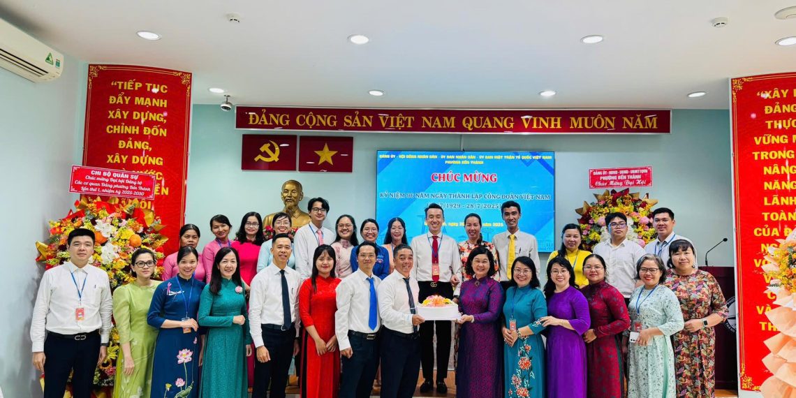 💐 ĐẢNG ỦY – HĐND – UBND – ỦY BAN MTTQ VIỆT NAM PHƯỜNG BẾN THÀNH CHÚC MỪNG CÔNG ĐOÀN PHƯỜNG