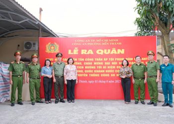 CÔNG AN PHƯỜNG BẾN THÀNH RA QUÂN THỰC HIỆN CAO ĐIỂM TẤN CÔNG TRẤN ÁP TỘI PHẠM, ĐẢM BẢO ANTT TRÊN ĐỊA BÀN