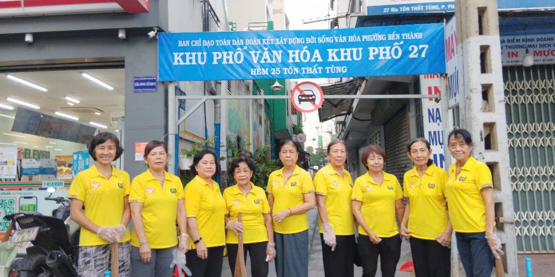 KHU PHỐ 27 PHƯỜNG BẾN THÀNH TỔNG VỆ SINH 15 PHÚT HÀNG TUẦN