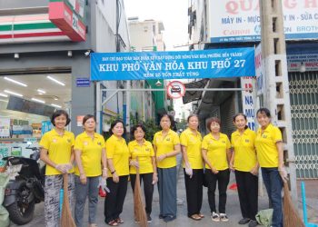KHU PHỐ 27 PHƯỜNG BẾN THÀNH TỔNG VỆ SINH 15 PHÚT HÀNG TUẦN