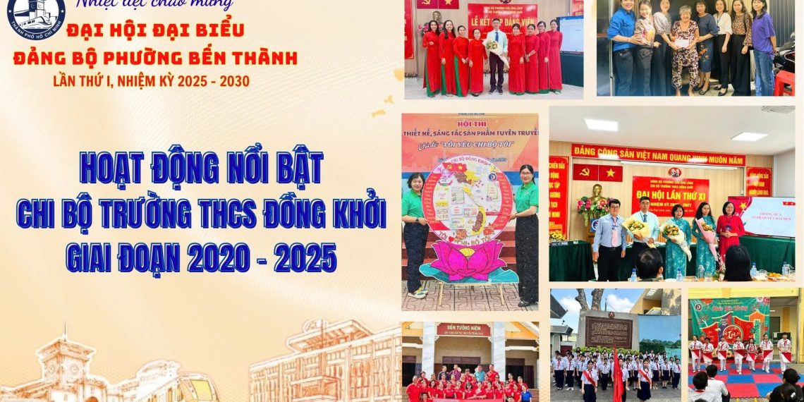 🎉HOẠT ĐỘNG HƯỞNG ỨNG CHÀO MỪNG ĐẠI HỘI ĐẠI BIỂU ĐẢNG BỘ PHƯỜNG BẾN THÀNH LẦN THỨ I, NHIỆM KỲ 2025 – 2030