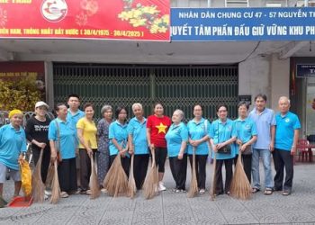 CHI BÔ, BAN CÔNG TÁC MẶT TRẬN KHU PHỐ 10 TÍCH CỰC HOẠT ĐỘNG CHÀO MỪNG ĐẠI HỘI ĐẢNG BỘ PHƯỜNG BẾN THÀNH LẦN THỨ I, NHIỆM KỲ 2025 – 2030