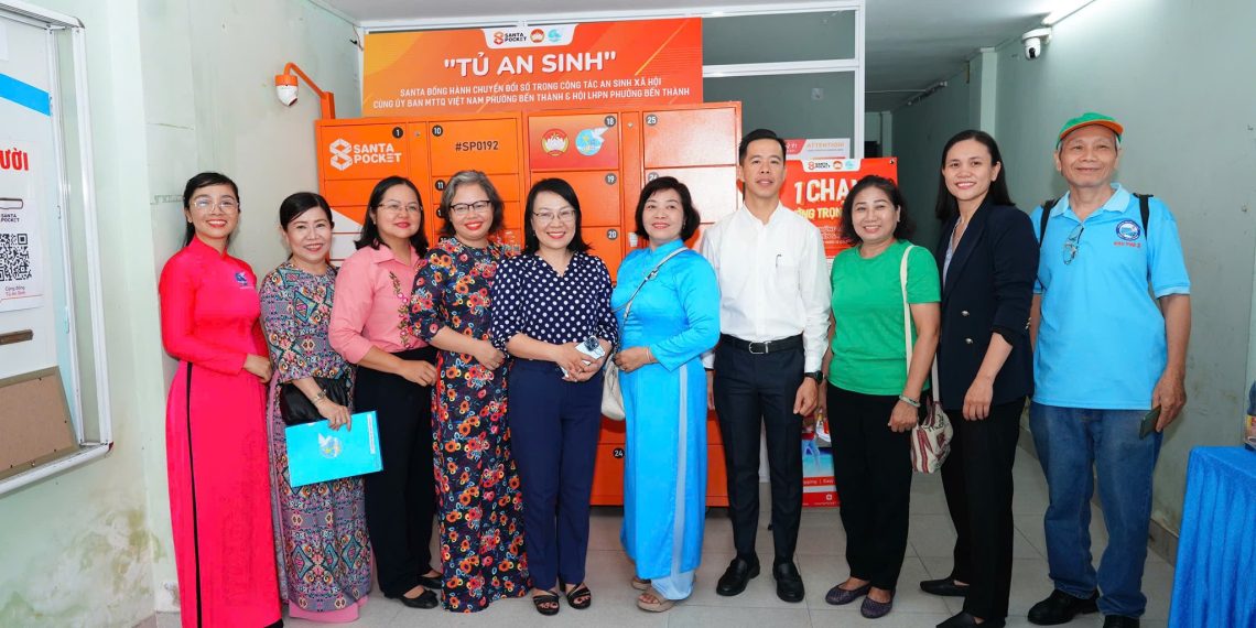 PHƯỜNG BẾN THÀNH SỐ HOÁ CÔNG TÁC AN SINH XÃ HỘI QUA MÔ HÌNH “TỦ AN SINH” CHÀO MỪNG THÀNH CÔNG ĐẠI HỘI ĐẢNG BỘ PHƯỜNG BẾN THÀNH LẦN THỨ I, NHIỆM KỲ 2025 – 2030