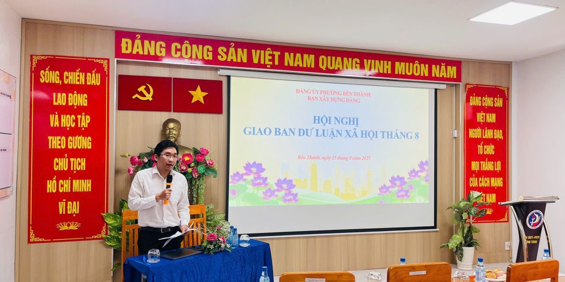 HỘI NGHỊ GIAO BAN DƯ LUẬN XÃ HỘI THÁNG 8/2025