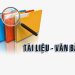 TÀI LIỆU – VĂN BẢN