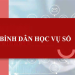 HƯỚNG DẪN HỌC TẬP TRÊN NỀN TẢNG BÌNH DÂN HỌC VỤ SỐ