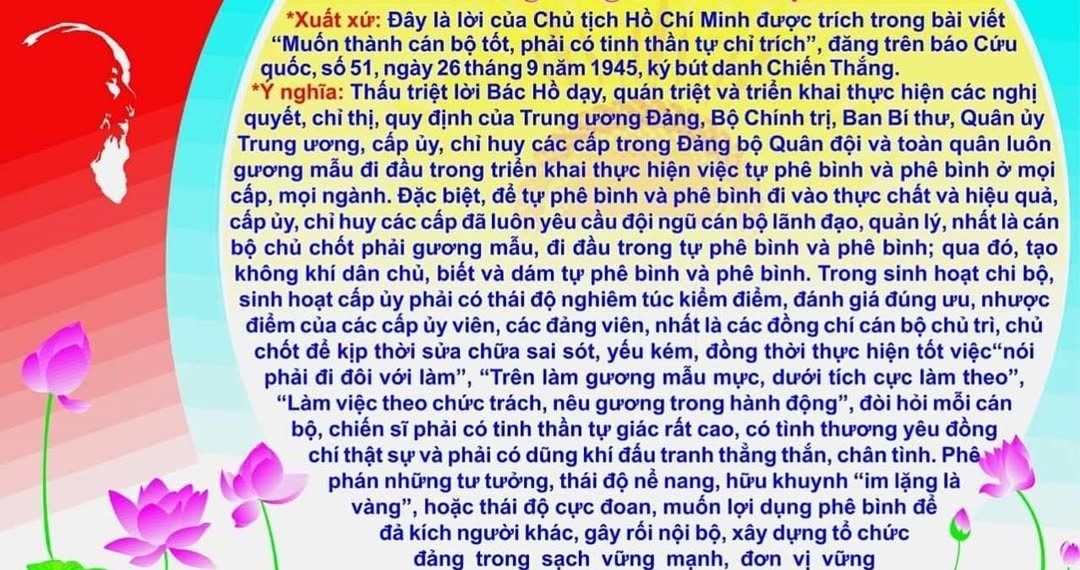 NHỚ LỜI BÁC DẠY!