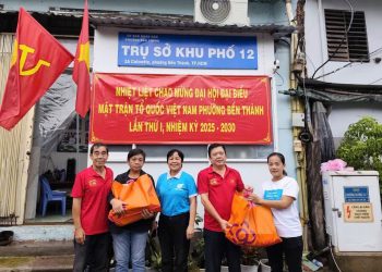 KHU PHỐ 12 SÔI NỔI TỔ CHỨC CÁC HOẠT ĐỘNG CHÀO MỪNG ĐẠI HỘI ĐẠI BIỂU MẶT TRẬN TỔ QUỐC VIỆT NAM PHƯỜNG BẾN THÀNH LẦN THỨ I, NHIỆM KỲ 2025-2030
