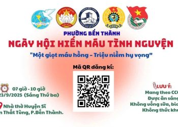 NGÀY HỘI HIẾN MÁU TÌNH NGUYỆN – PHƯỜNG BẾN THÀNH 2025