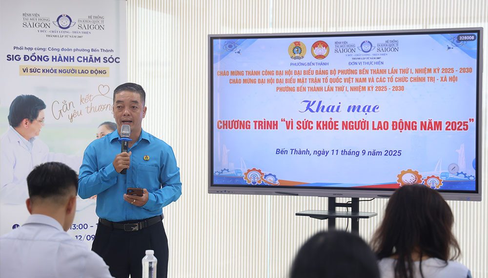 KHÁM, TƯ VẤN SỨC KHỎE MIỄN PHÍ CHO NGƯỜI LAO ĐỘNG