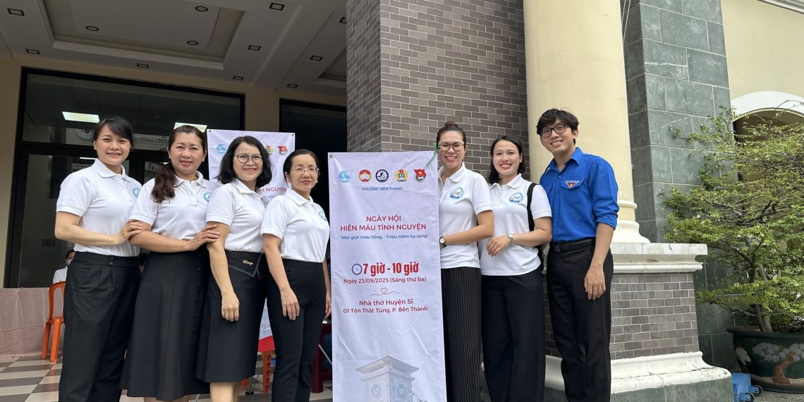 TRƯỜNG TIỂU HỌC LÊ NGỌC HÂN LAN TỎA YÊU THƯƠNG TỪ NHỮNG GIỌT MÁU HỒNG