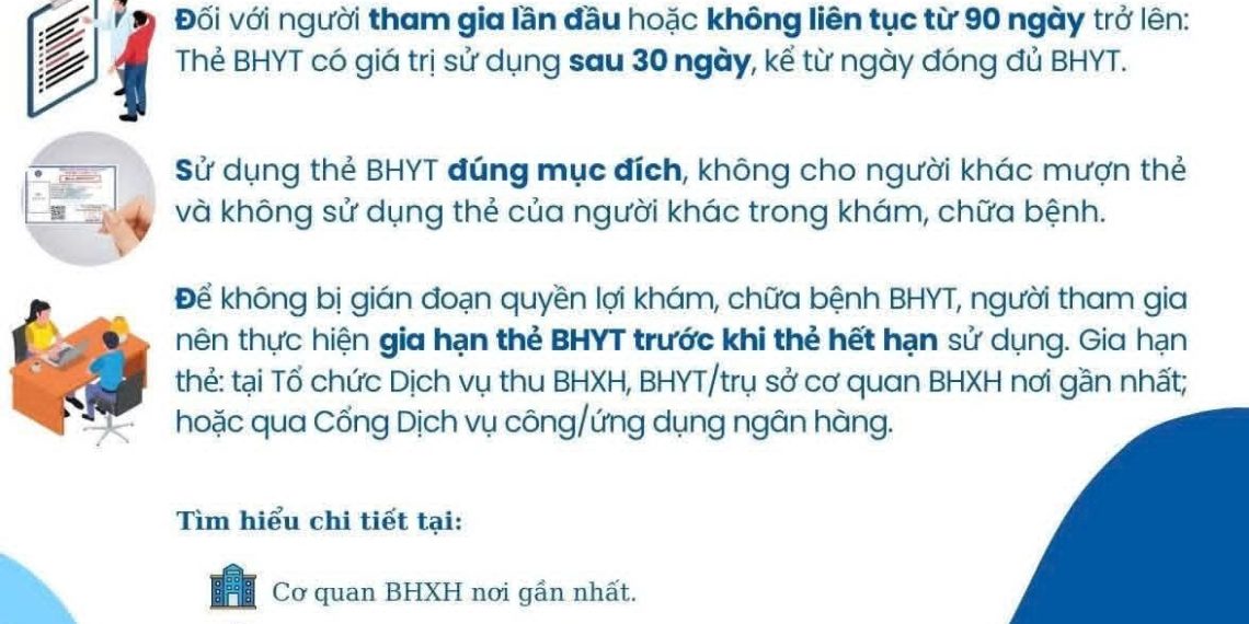 📢 NHỮNG LƯU Ý KHI DÙNG THẺ BHYT