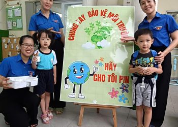 CHI ĐOÀN TRƯỜNG MẦM NON PHẠM NGŨ LÃO TỔ CHỨC CÁC HOẠT ĐỘNG BẢO VỆ MÔI TRƯỜNG VÀ TIẾT KIỆM NĂNG LƯỢNG