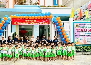 TRƯỜNG MẦM NON TUỔI HỒNG TẬP HUẤN “KỸ NĂNG XỬ LÝ THOÁT KHỎI HỎA HOẠN”