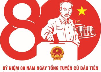 MẪU BIỂU TRƯNG CHÍNH THỨC KỶ NIỆM 80 NĂM NGÀY TỔNG TUYỂN CỬ ĐẦU TIÊN BẦU QUỐC HỘI VIỆT NAM