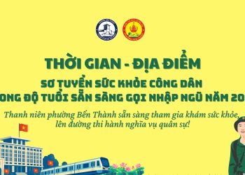 THANH NIÊN PHƯỜNG BẾN THÀNH SẴN SÀNG THAM GIA KHÁM SỨC KHỎE, LÊN ĐƯỜNG THI HÀNH NGHĨA VỤ QUÂN SỰ!