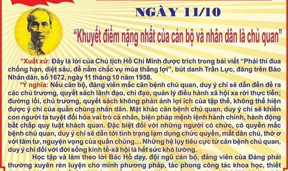 NHỚ LỜI BÁC DẠY!