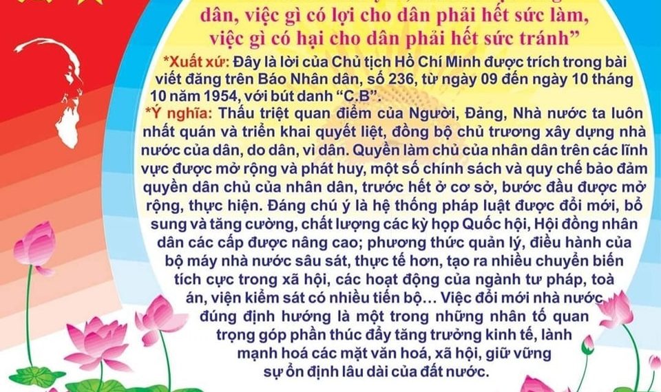 NHỚ LỜI BÁC DẠY!