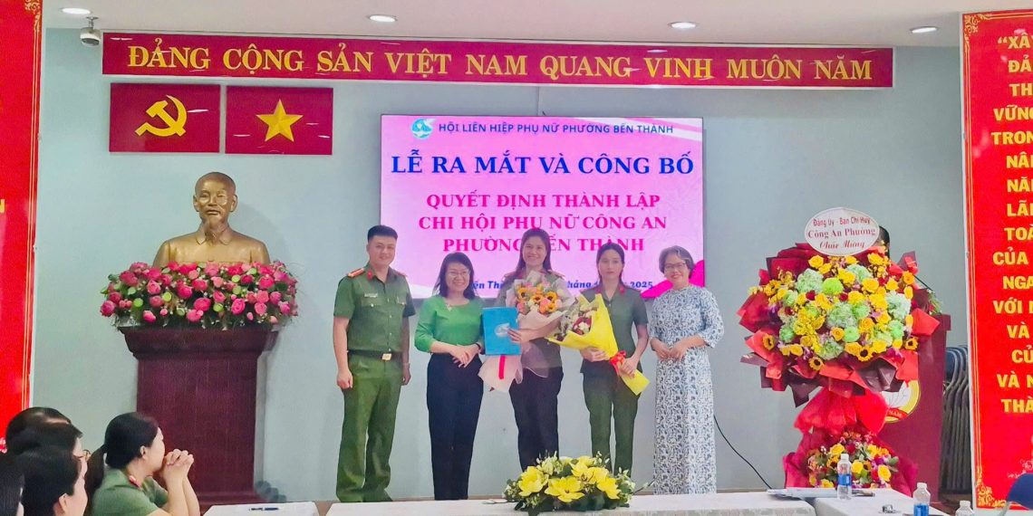 🎉  THÀNH LẬP CHI HỘI PHỤ NỮ CÔNG AN PHƯỜNG BẾN THÀNH