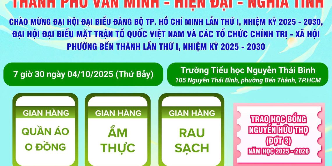 📣 NGÀY HỘI THÀNH PHỐ VĂN MINH – HIỆN ĐẠI – NGHĨA TÌNH