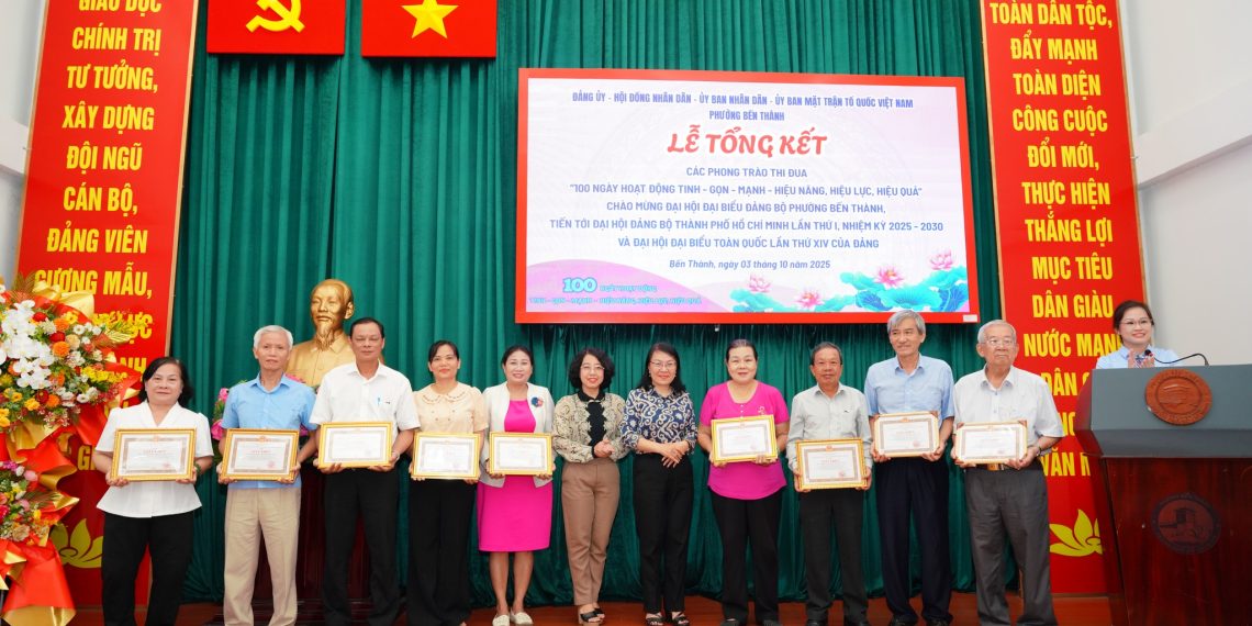 PHƯỜNG BẾN THÀNH (TPHCM) GIẢM 30% THỜI GIAN XỬ LÝ HỒ SƠ TỪ CÔNG TRÌNH THI ĐUA