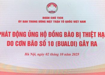 PHÁT ĐỘNG KÊU GỌI ỦNG HỘ ĐỒNG BÀO BỊ THIỆT HẠI DO CƠN BÃO SỐ 10 GÂY RA