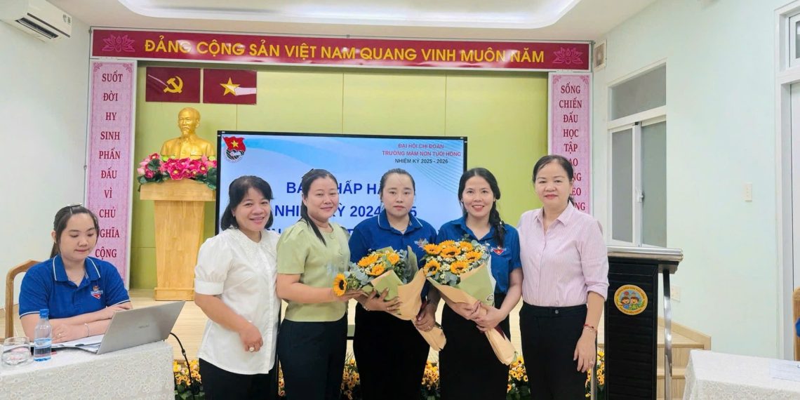 ĐẠI HỘI CHI ĐOÀN TRƯỜNG MẦM NON TUỔI HỒNG NHIỆM KỲ 2025 – 2026