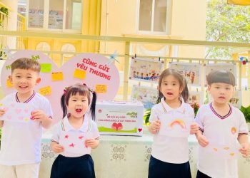 KHI NHỮNG BÀN TAY NHỎ CÙNG GỬI YÊU THƯƠNG – MẦM NON BẾN THÀNH CHUNG TAY HƯỚNG VỀ ĐỒNG BÀO VÙNG BÃO