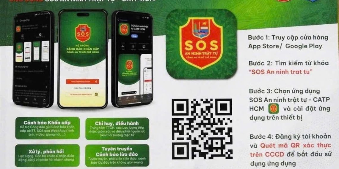 🚨🚨 ỨNG DỤNG “SOS AN NINH, TRẬT TỰ CATP.HCM”