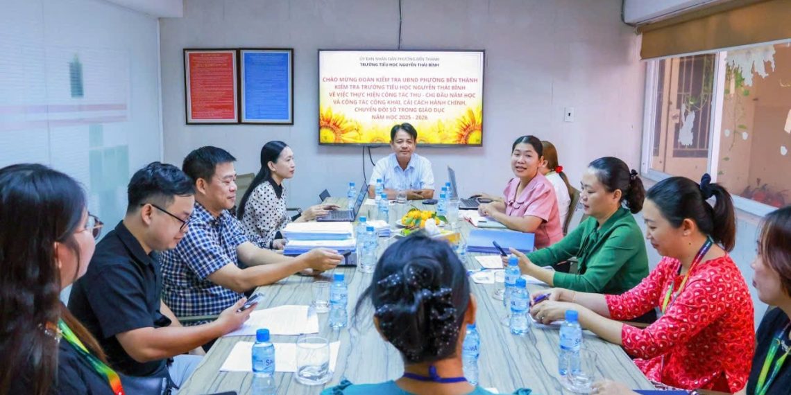 KHẢO SÁT TÌNH HÌNH SỬ DỤNG BIÊN CHẾ VÀ CÔNG TÁC THU CHI ĐẦU NĂM HỌC 2025 – 2026 CỦA CÁC TRƯỜNG TIỂU HỌC VÀ TRUNG HỌC CỞ SỞ TRÊN ĐỊA BÀN PHƯỜNG BẾN THÀNH