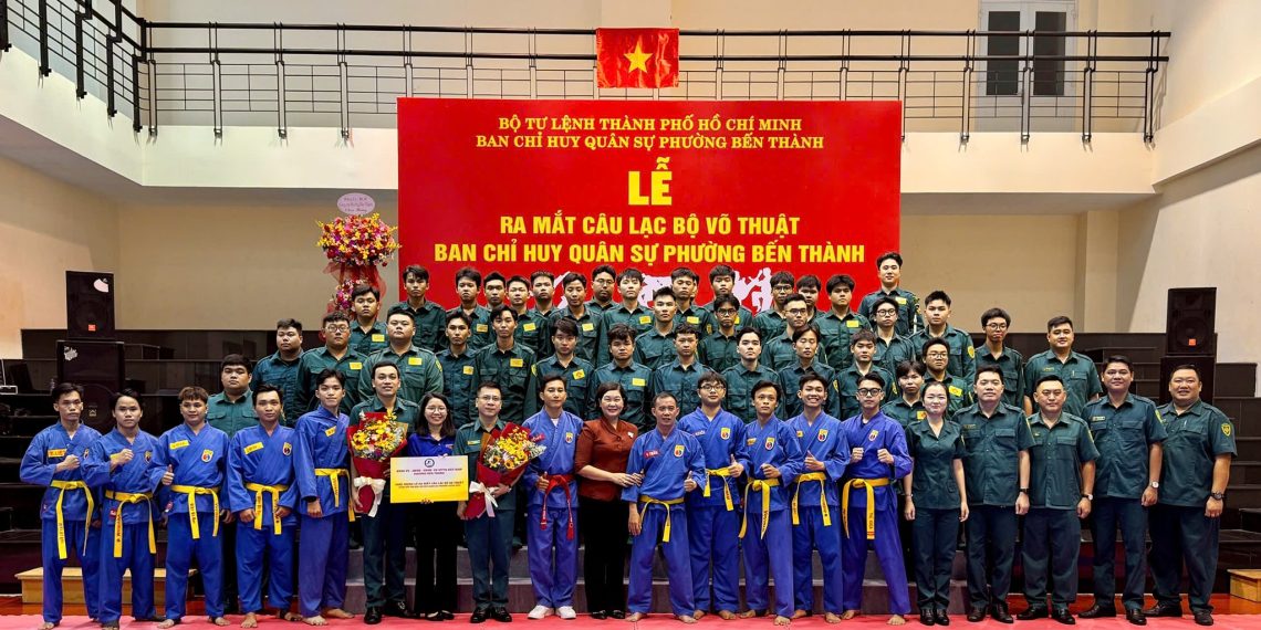 RA MẮT CÂU LẠC BỘ VÕ THUẬT BAN CHQS PHƯỜNG BẾN THÀNH