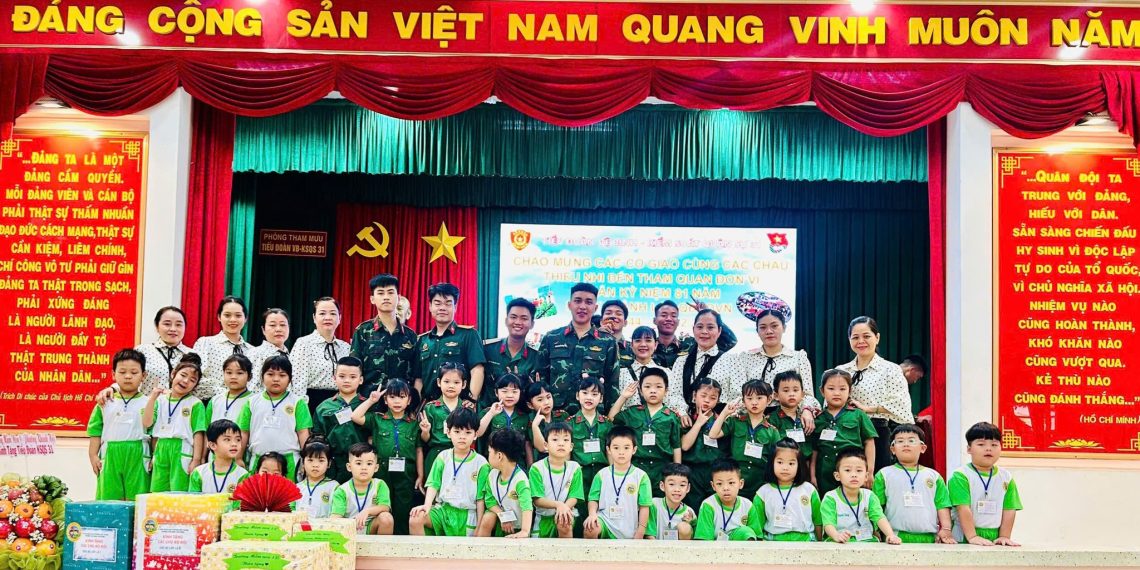 TRƯỜNG MẦM NON TUỔI HỒNG TỔ CHỨC THAM QUAN TIỂU ĐOÀN VỆ BINH – KIỂM SOÁT QUÂN SỰ 31 NHÂN KỶ NIỆM 81 NĂM NGÀY THÀNH LẬP QUÂN ĐỘI NHÂN DÂN VIỆT NAM (22/12/1944 – 22/12/2025)