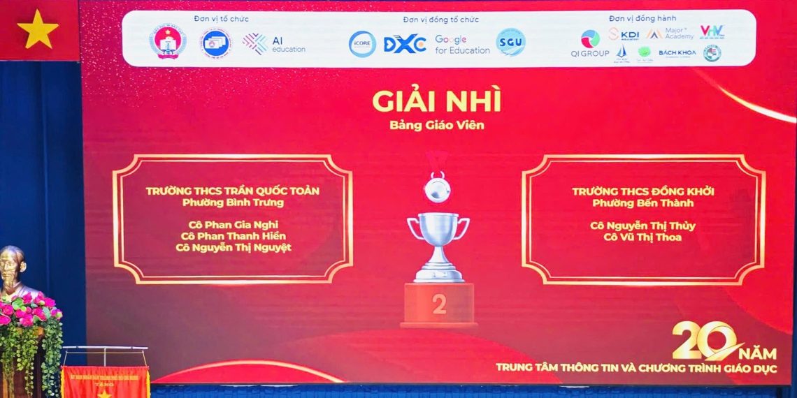 TRƯỜNG THCS ĐỒNG KHỞI: CHIẾN THẮNG RỰC RỠ TẠI HỘI THI “TRÍ TUỆ NHÂN TẠO – HỌC KHÔNG GIỚI HẠN” CẤP THÀNH PHỐ