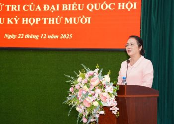 TỔ ĐẠI BIỂU QUỐC HỘI KHÓA XV – ĐƠN VỊ SỐ 2 TPHCM TIẾP XÚC CỬ TRI 4 PHƯỜNG SAU KỲ HỌP THỨ MƯỜI
