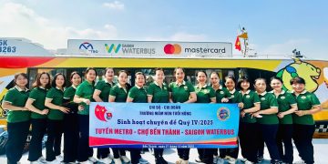 CHI BỘ – CHI ĐOÀN TRƯỜNG MẦM NON TUỔI HỒNG SINH HOẠT CHUYÊN ĐỀ “TUYẾN METRO – CHỢ BẾN THÀNH – SAIGON WATERBUS”