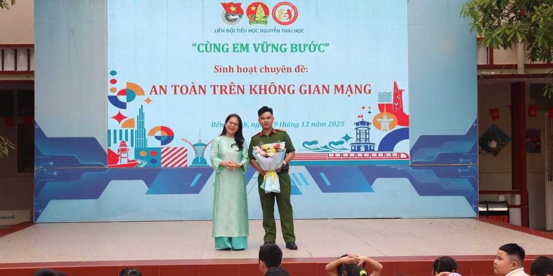 TRƯỜNG TIỂU HỌC NGUYỄN THÁI HỌC TỔ CHỨC CHUYÊN ĐỀ “AN TOÀN TRÊN KHÔNG GIAN MẠNG” CHO HỌC SINH