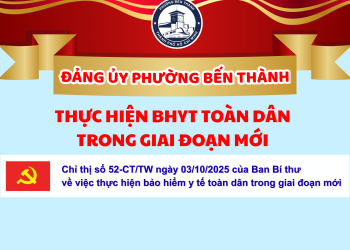 CHỈ THỊ SỐ 52-CT/TW NGÀY 03/10/2025 CỦA BAN BÍ THƯ VỀ VIỆC THỰC HIỆN BHYT TOÀN DÂN TRONG GIAI ĐOẠN MỚI