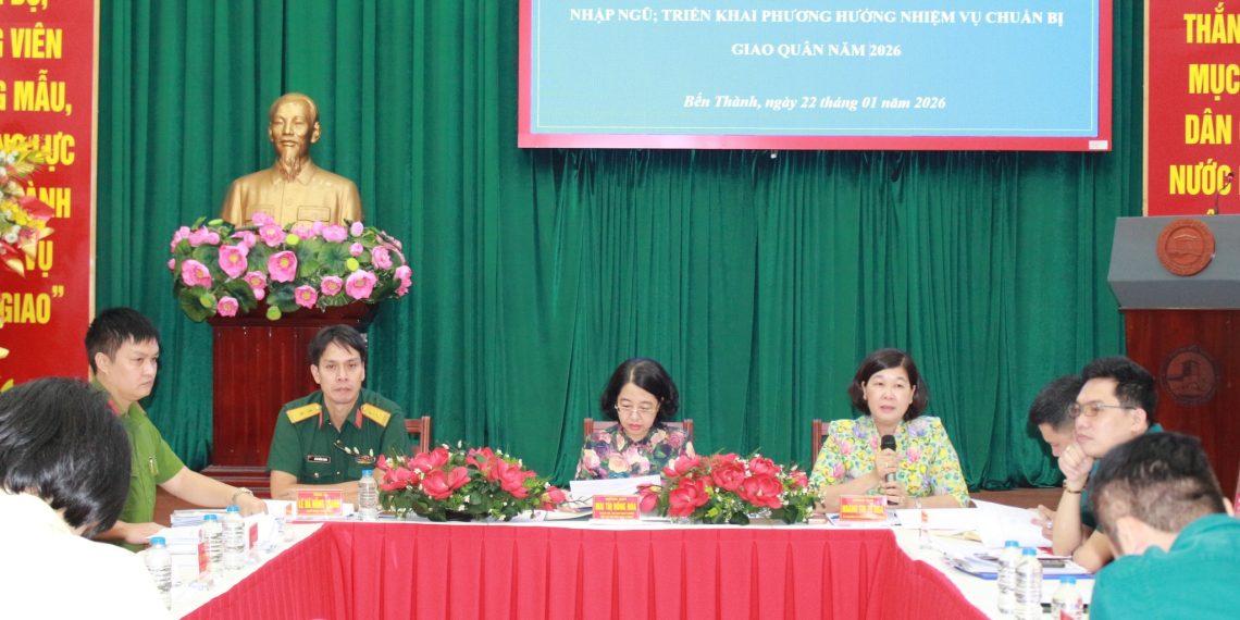 PHƯỜNG BẾN THÀNH BÁO CÁO TIẾN ĐỘ TUYỂN QUÂN, SẴN SÀNG GIAO QUÂN NĂM 2026