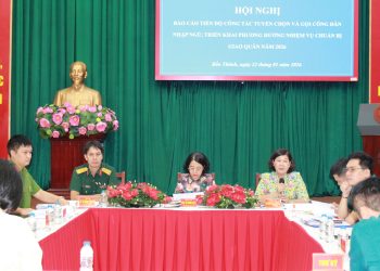 PHƯỜNG BẾN THÀNH BÁO CÁO TIẾN ĐỘ TUYỂN QUÂN, SẴN SÀNG GIAO QUÂN NĂM 2026