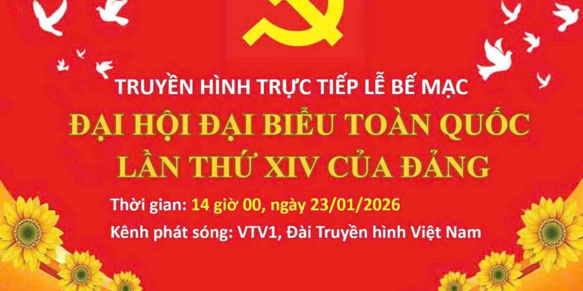 TRUYỀN HÌNH TRỰC TIẾP LỄ BẾ MẠC ĐẠI HỘI ĐẠI BIỂU TOÀN QUỐC LẦN THỨ XIV CỦA ĐẢNG