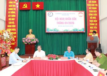 PHƯỜNG BẾN THÀNH TỔ CHỨC HỘI NGHỊ NHÂN DÂN VÀ GIAO BAN KHU PHỐ THÁNG 1/2026