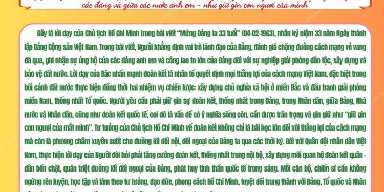 HỌC BÁC LÒNG TA TRONG SÁNG HƠN!