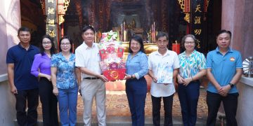 PHƯỜNG BẾN THÀNH THĂM, CHÚC TẾT CÁC CƠ SỞ TÔN GIÁO, TÍN NGƯỠNG