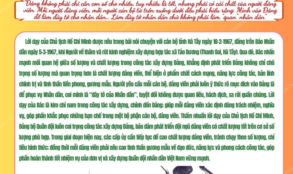 HỌC BÁC LÒNG TA TRONG SÁNG HƠN!