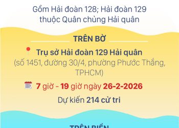 TPHCM BỎ PHIẾU SỚM Ở 4 KHU VỰC BẦU CỬ TỪ 26-2-2026